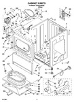 Diagram for 02 - Cabinet Parts