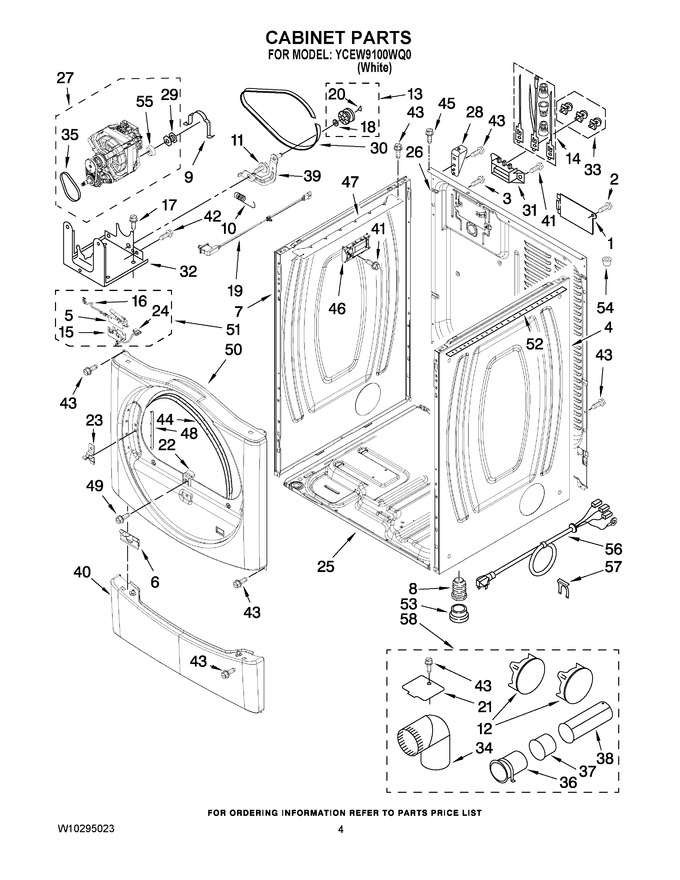 Diagram for YCEW9100WQ0