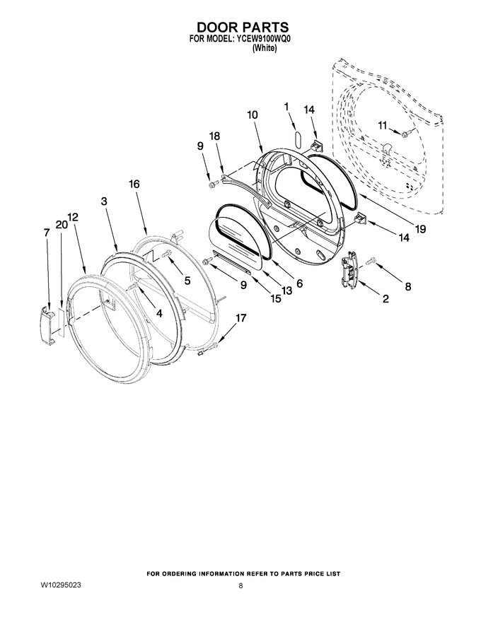 Diagram for YCEW9100WQ0