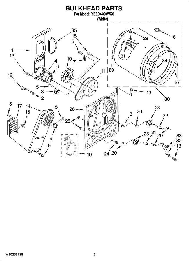 Diagram for YEED4400WQ0