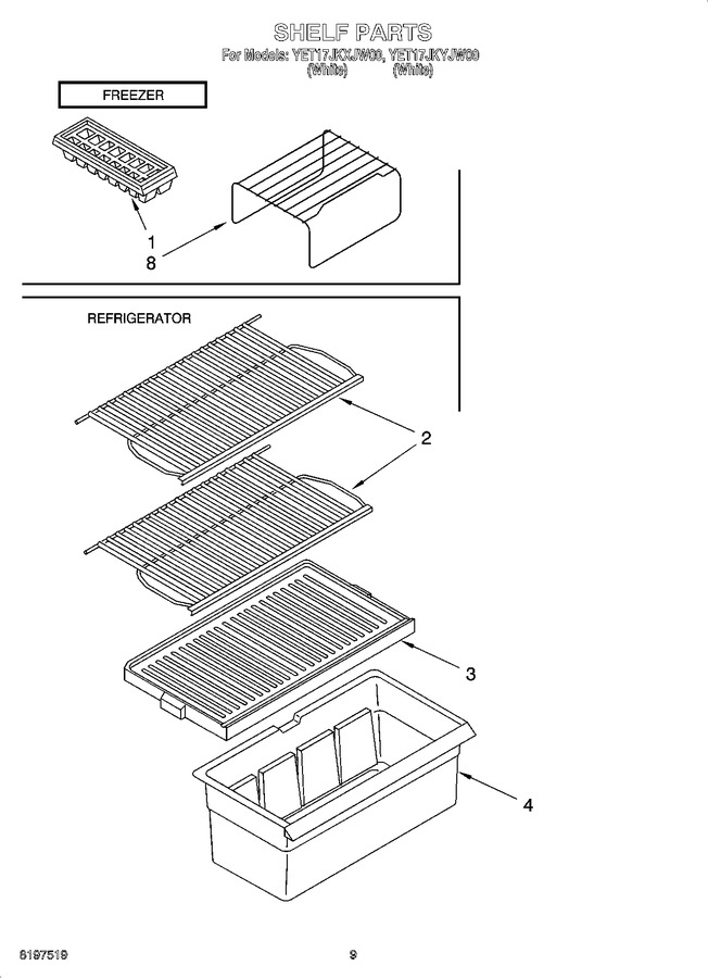 Diagram for YET17JKXJW00