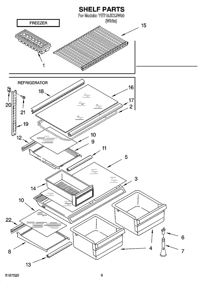 Diagram for YET18JKXJW00