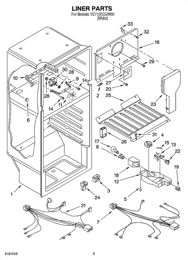 Diagram for YET18TKXJW00