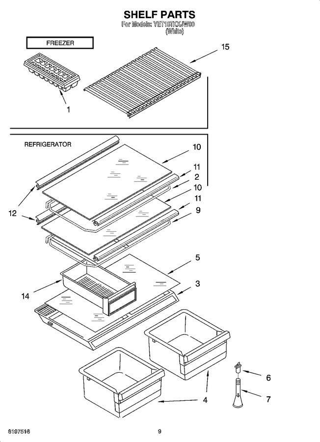 Diagram for YET18TKXJW00