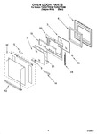 Diagram for 03 - Oven Door Parts