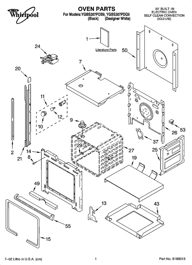 Diagram for YGBS307PDQ9