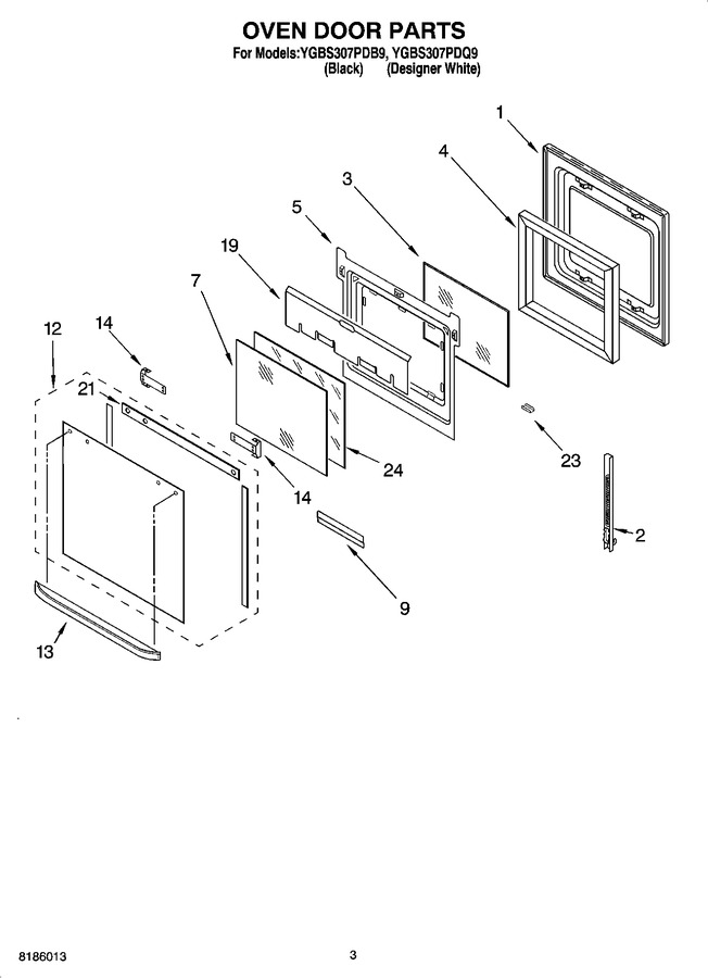 Diagram for YGBS307PDQ9