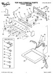 Diagram for 01 - Top And Console Parts