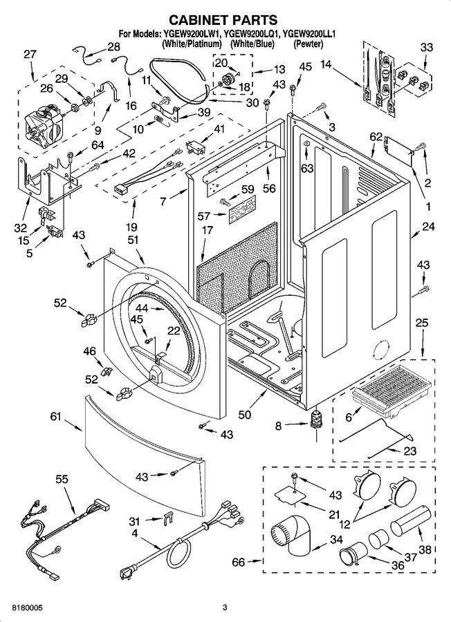 Diagram for YGEW9200LL1