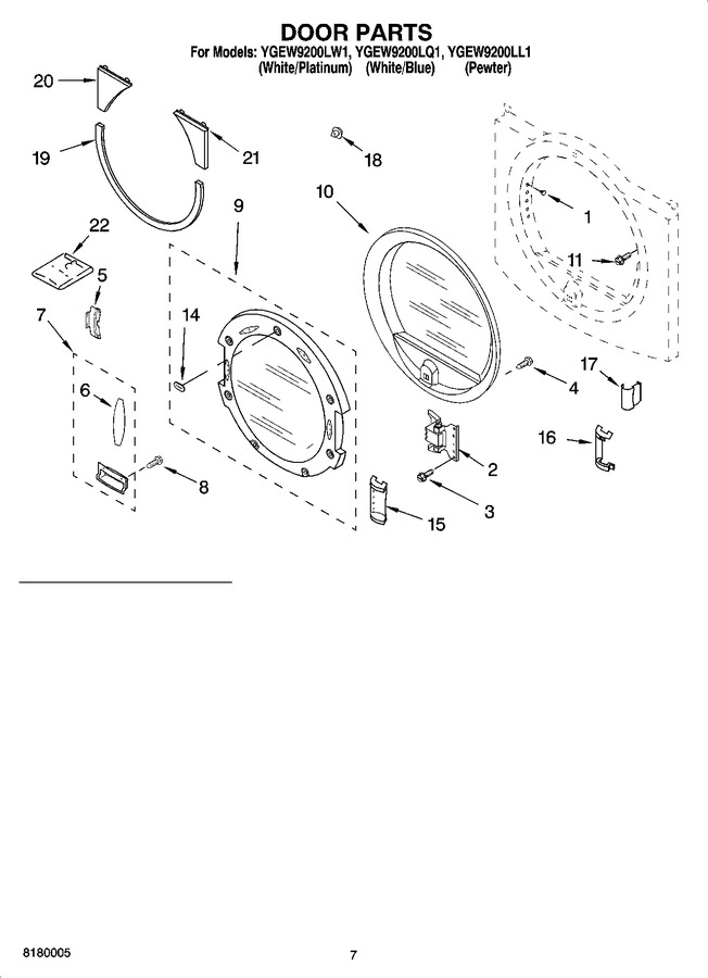 Diagram for YGEW9200LQ1