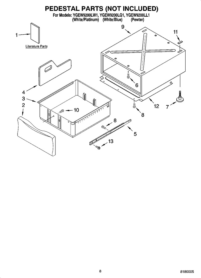 Diagram for YGEW9200LQ1