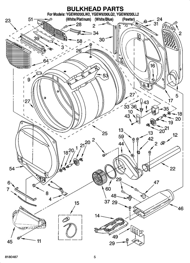 Diagram for YGEW9200LL2