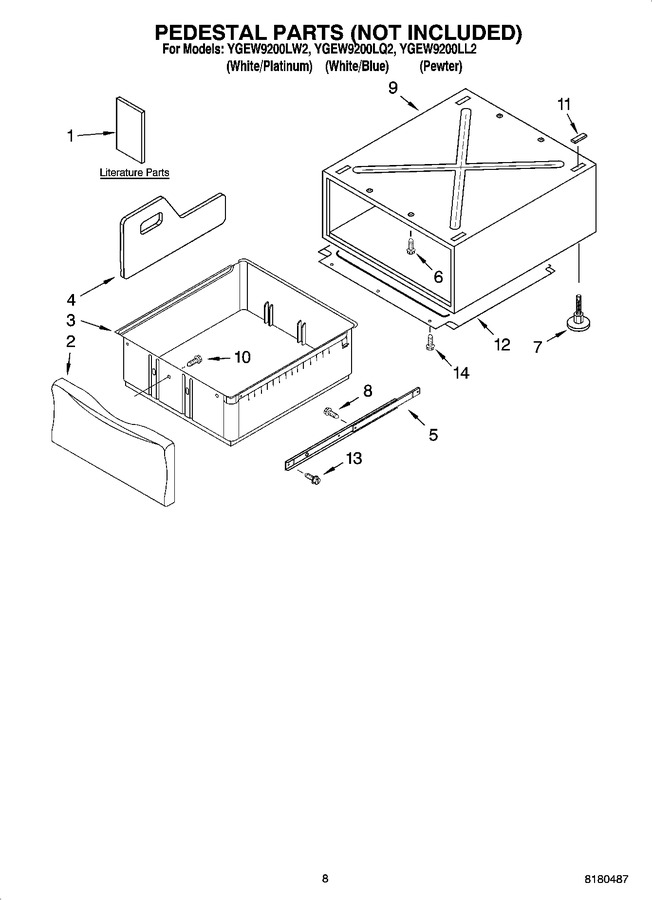 Diagram for YGEW9200LW2