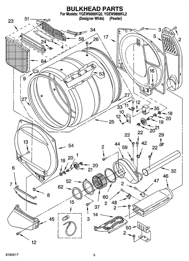 Diagram for YGEW9868KL2