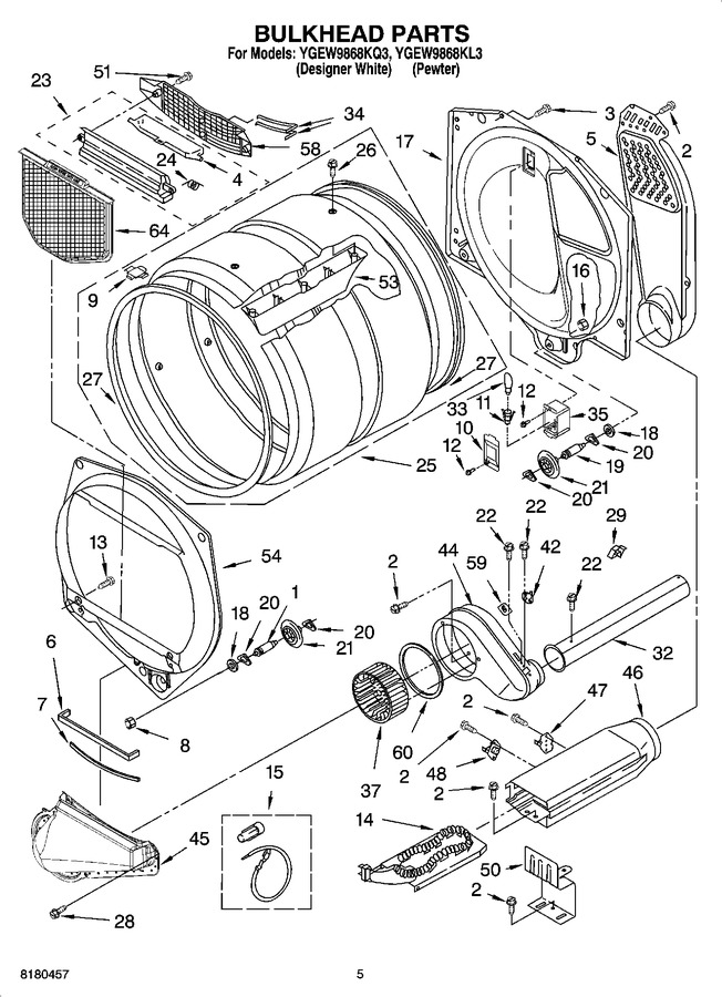 Diagram for YGEW9868KL3