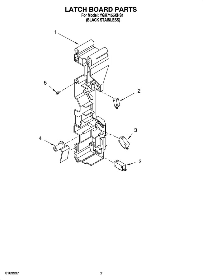 Diagram for YGH7155XHS1