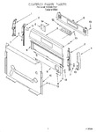 Diagram for 02 - Control Panel Parts