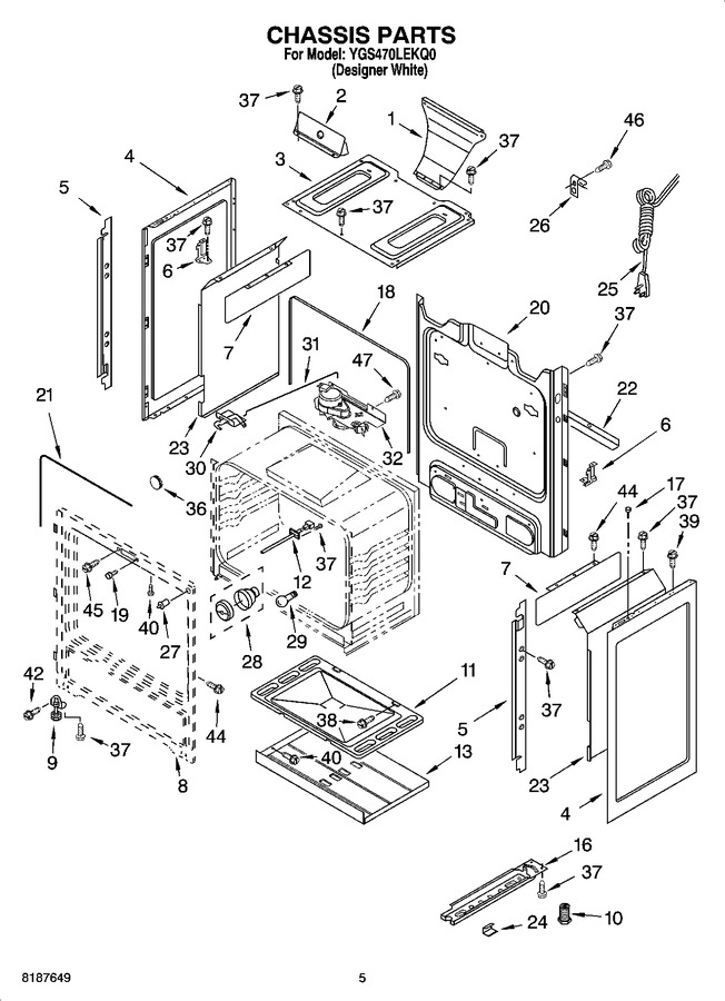 Diagram for YGS470LEKQ0