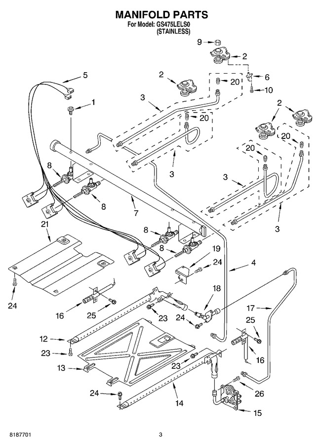 Diagram for YGS470LELQ0