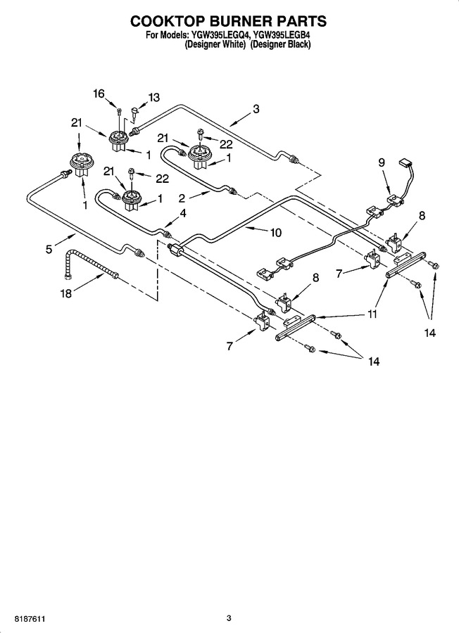 Diagram for YGW395LEGB4