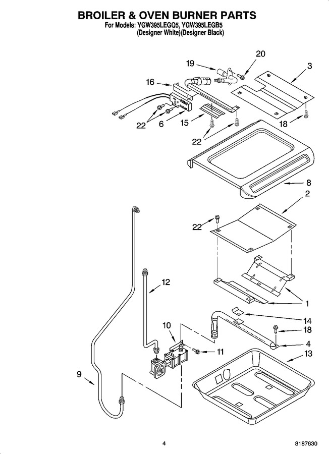 Diagram for YGW395LEGB5