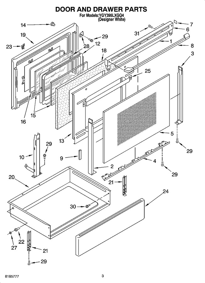 Diagram for YGY395LXGQ4