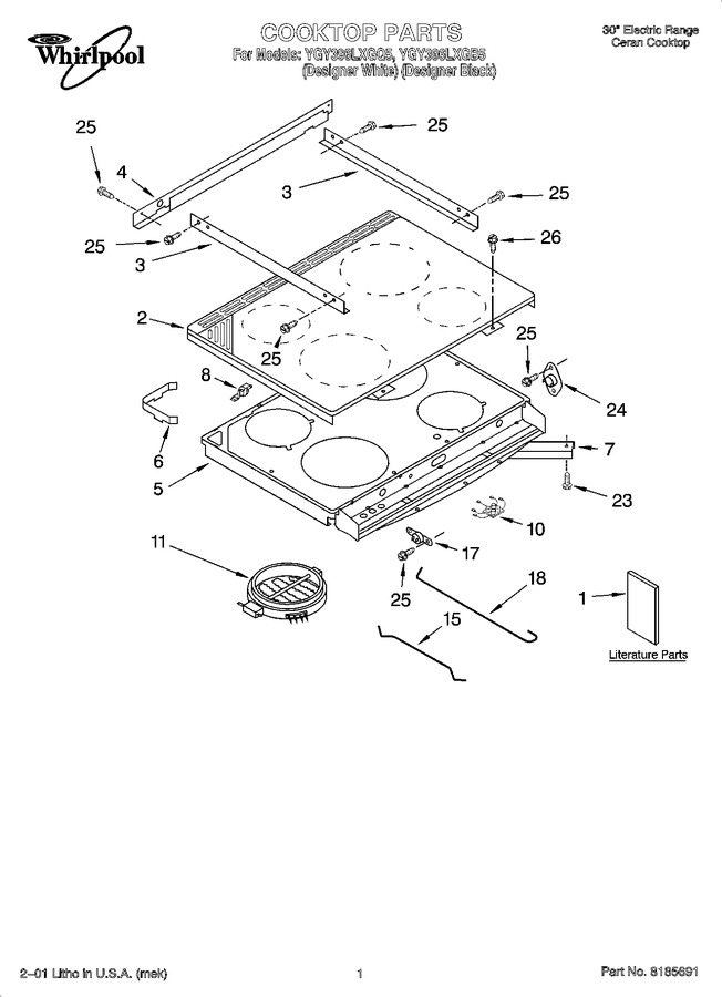 Diagram for YGY396LXGQ5