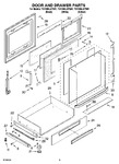 Diagram for 04 - Door And Drawer Parts