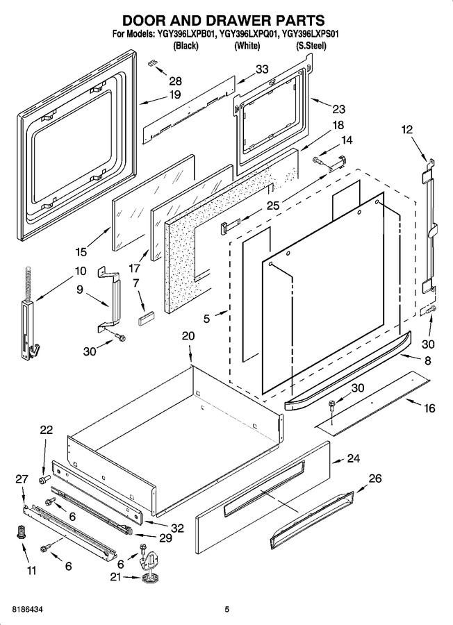 Diagram for YGY396LXPS01