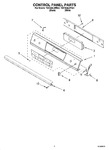 Diagram for 02 - Control Panel Parts