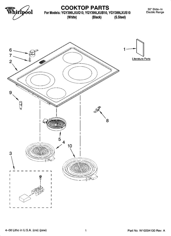 Diagram for YGY399LXUB10