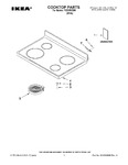 Diagram for 01 - Cooktop Parts