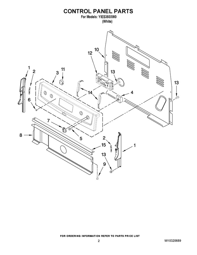 Diagram for YIES350XW0