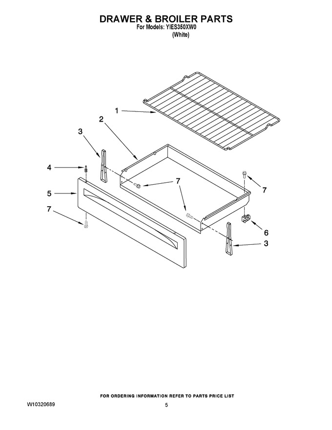 Diagram for YIES350XW0