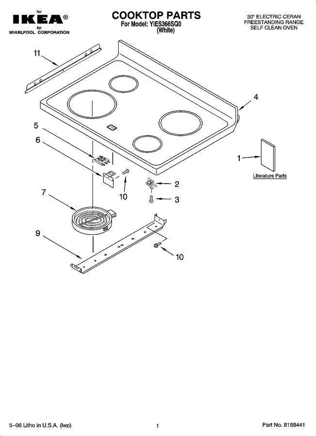 Diagram for YIES366SQ0