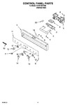 Diagram for 04 - Control Panel Parts