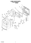 Diagram for 02 - Oven Door Parts