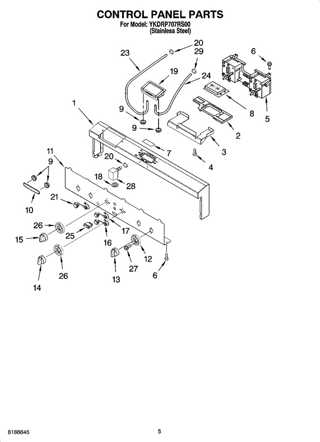 Diagram for YKDRP707RS00