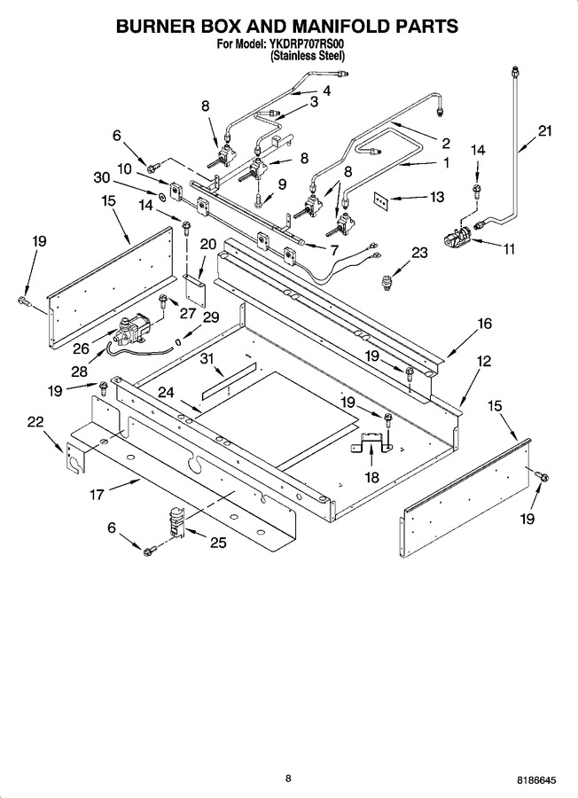 Diagram for YKDRP707RS00