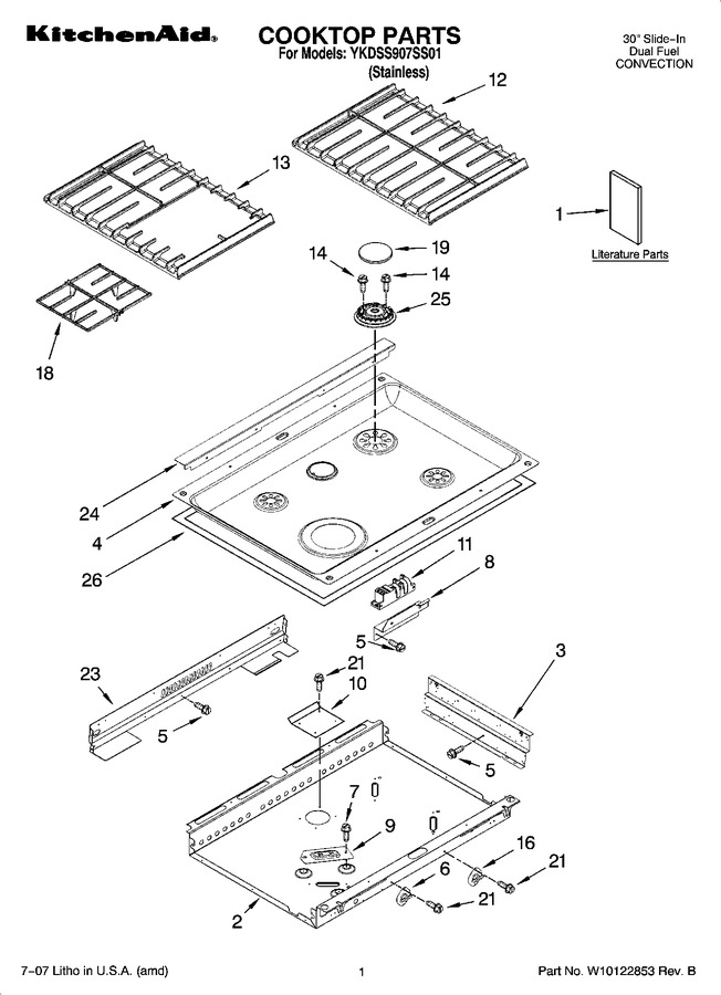 Diagram for YKDSS907SS01