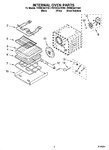 Diagram for 05 - Internal Oven Parts