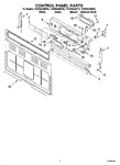 Diagram for 02 - Control Panel Parts