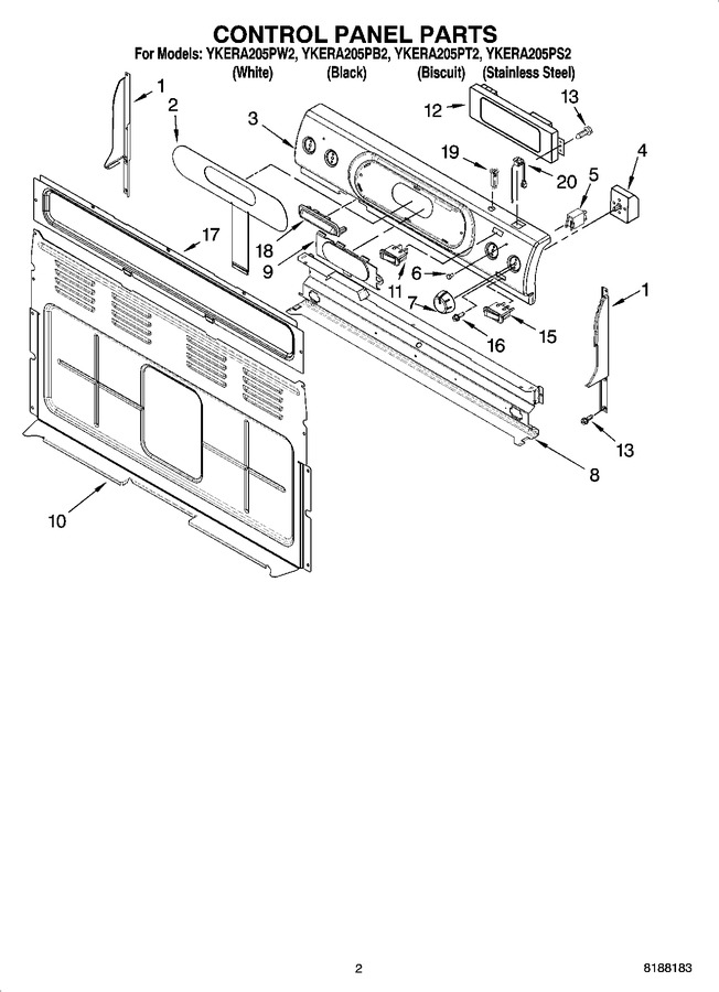 Diagram for YKERA205PS2