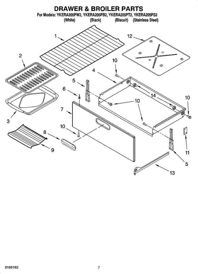 Diagram for YKERA205PW2