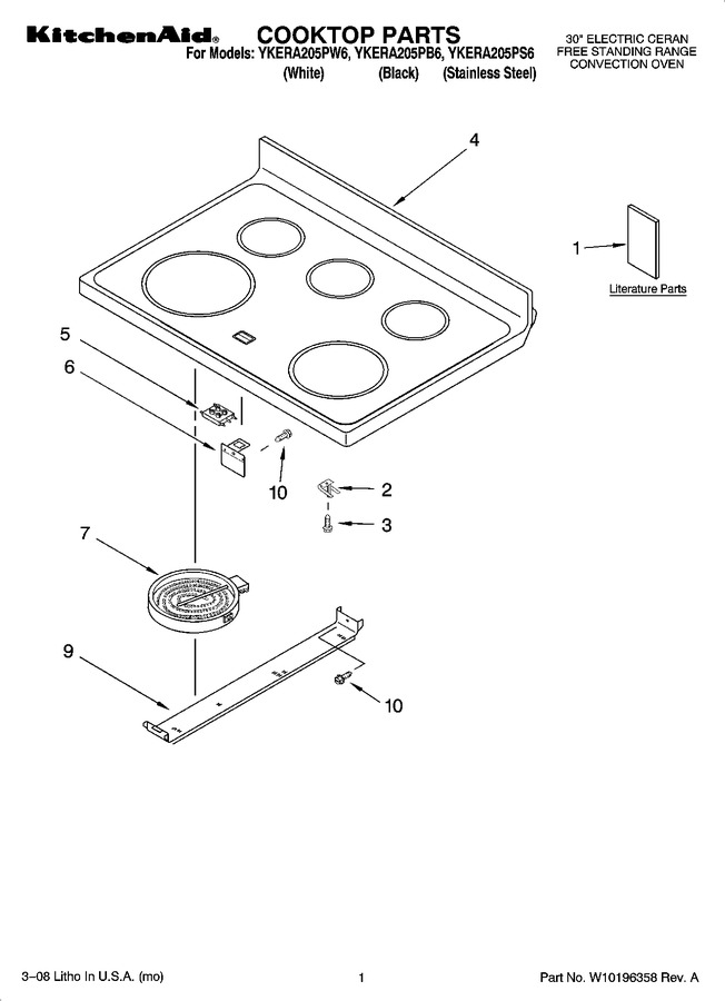 Diagram for YKERA205PS6