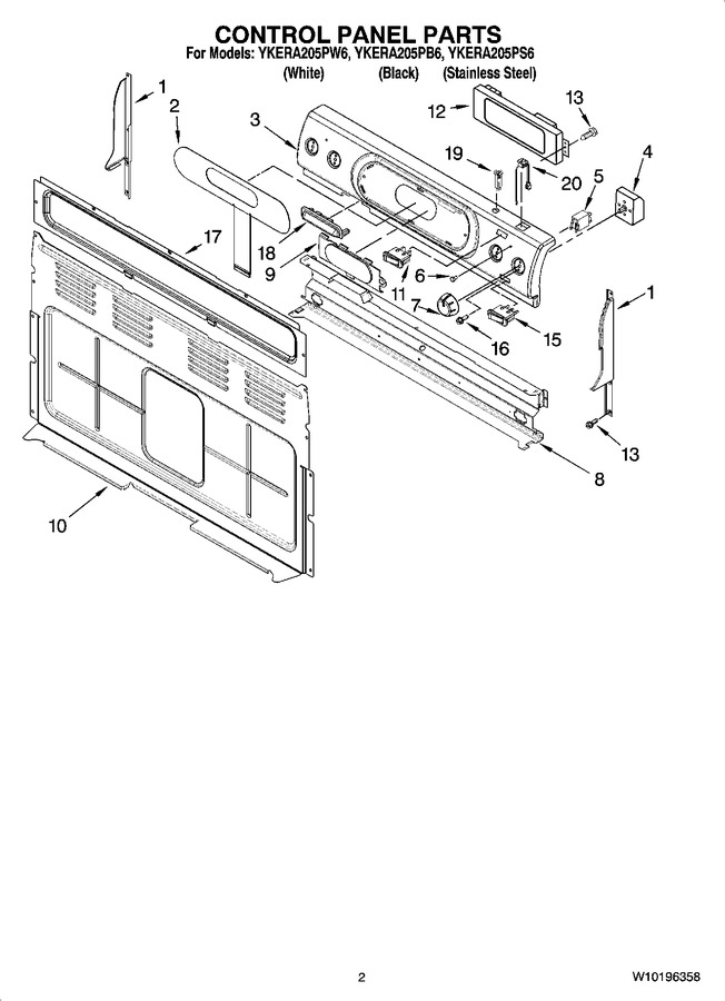 Diagram for YKERA205PS6