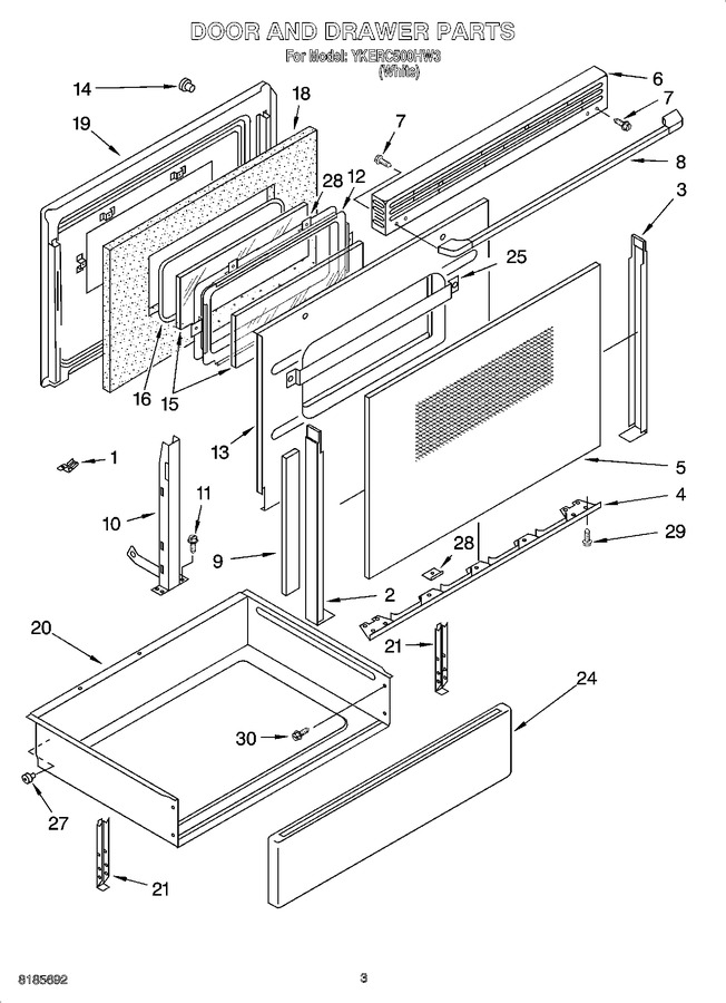 Diagram for YKERC500HW3