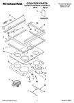 Diagram for 01 - Cooktop Parts