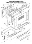 Diagram for 03 - Door And Drawer Parts