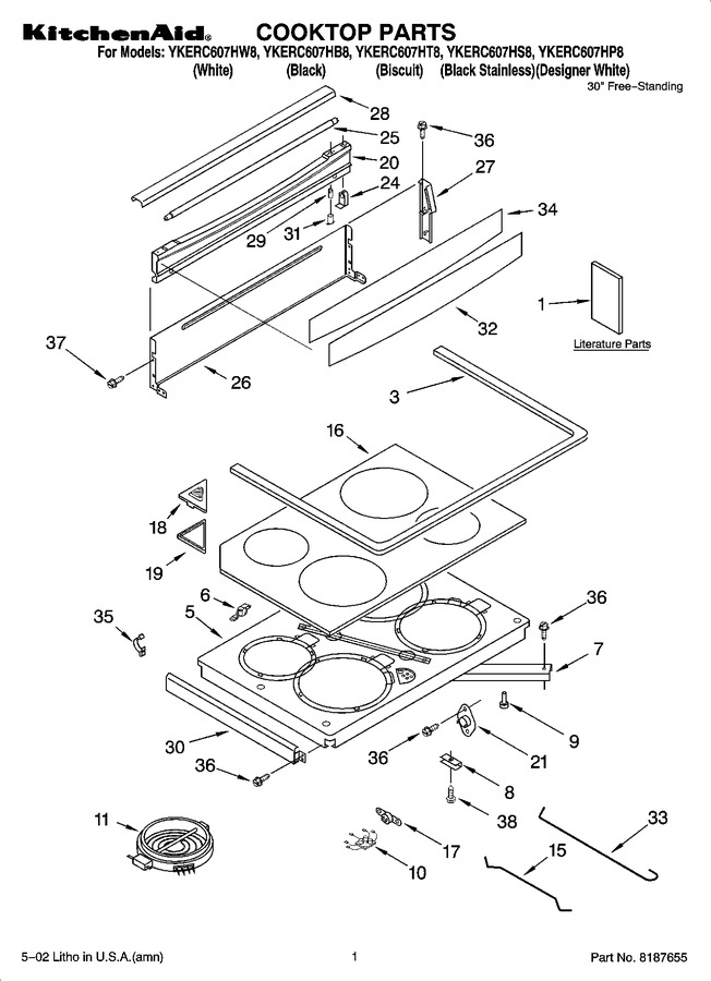 Diagram for YKERC607HP8